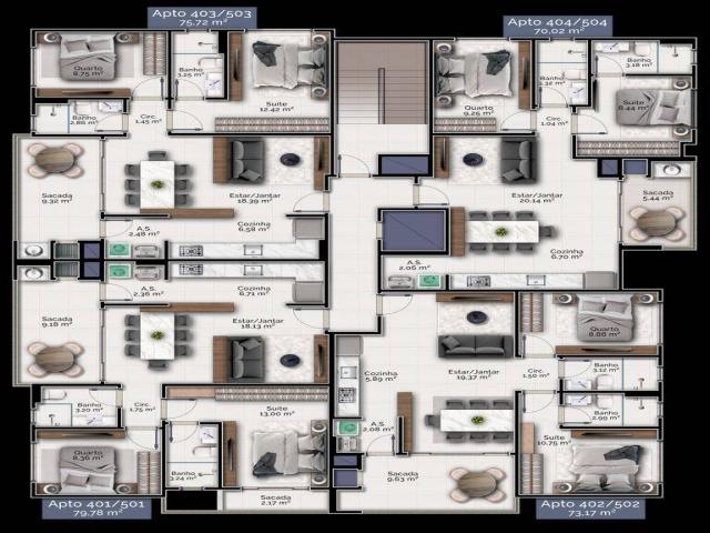 #331 - Apartamento para Venda em Tijucas - SC